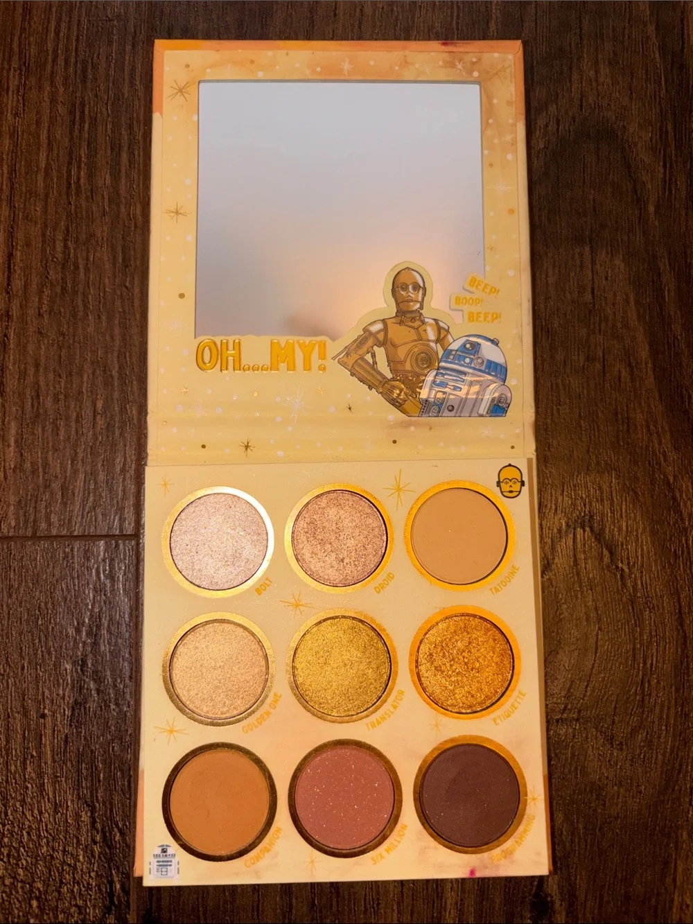 ColourPop Oh...My! C-3PO & R2-D2 Eyeshadow Palette — Gold, Bronze & Brown Shades